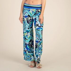 NWT Trina Turk Size Small Ipanema
Wide Leg Pant Swim and Spa Collection